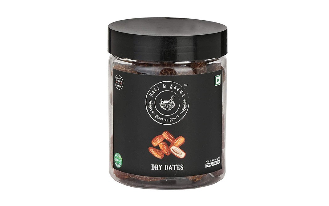 Salz & Aroma Dry Dates    Plastic Jar  250 grams